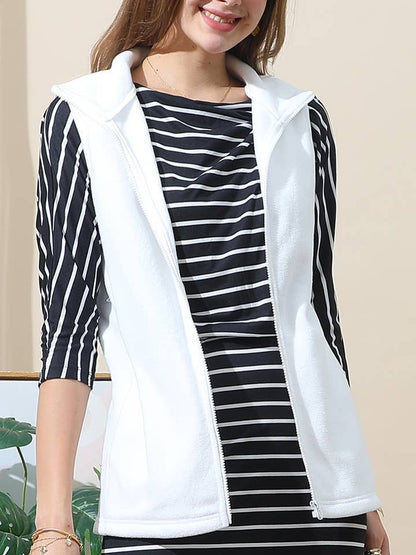 ZIP UP CASUAL VEST