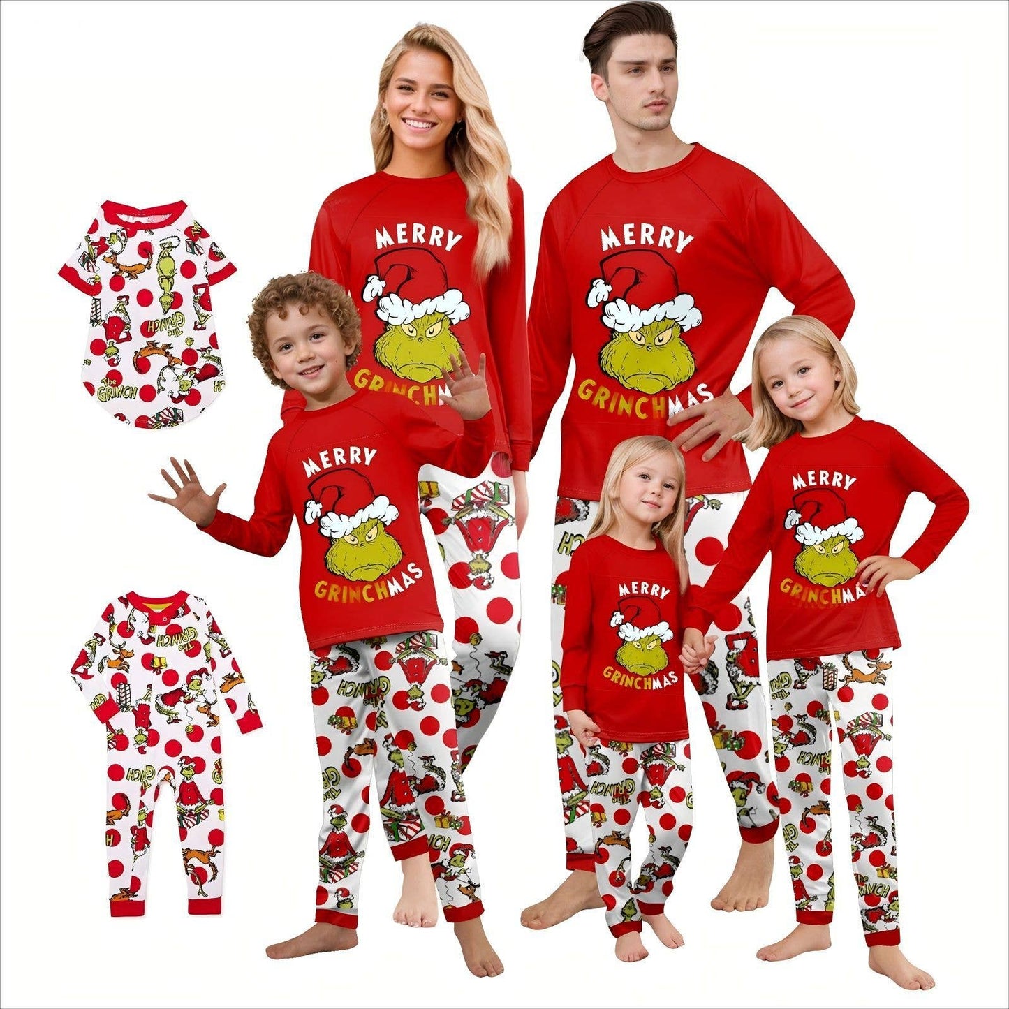 Grinch Pajama Set