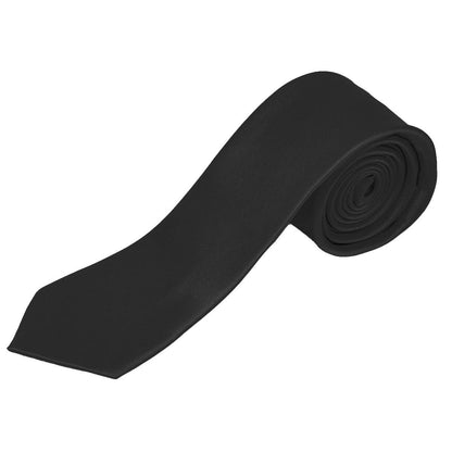 [Promotion] Poly Satin Solid 2.5" Slim Tie