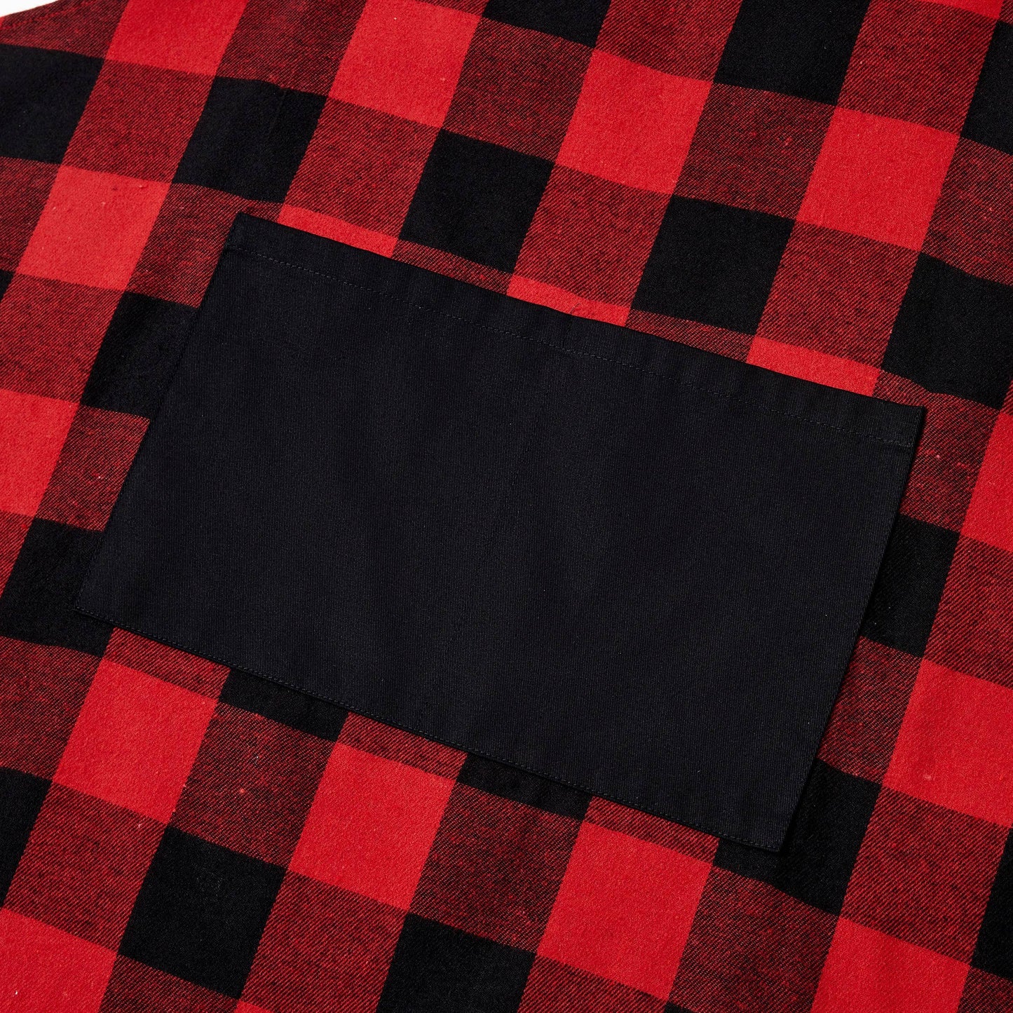 Family Christmas Kitchen Apron Red&Black Plaid 100% Cotton