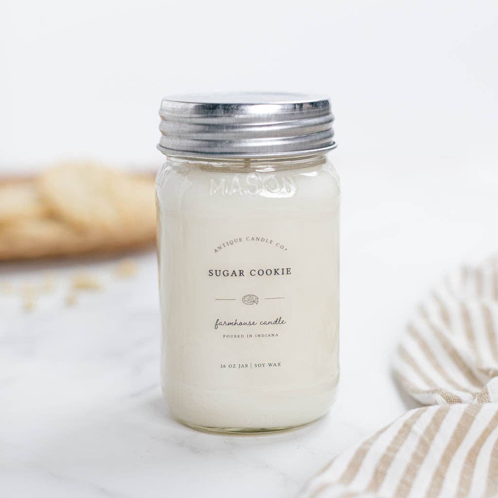 Sugar Cookie - Soy Wax Mason Jar Candle