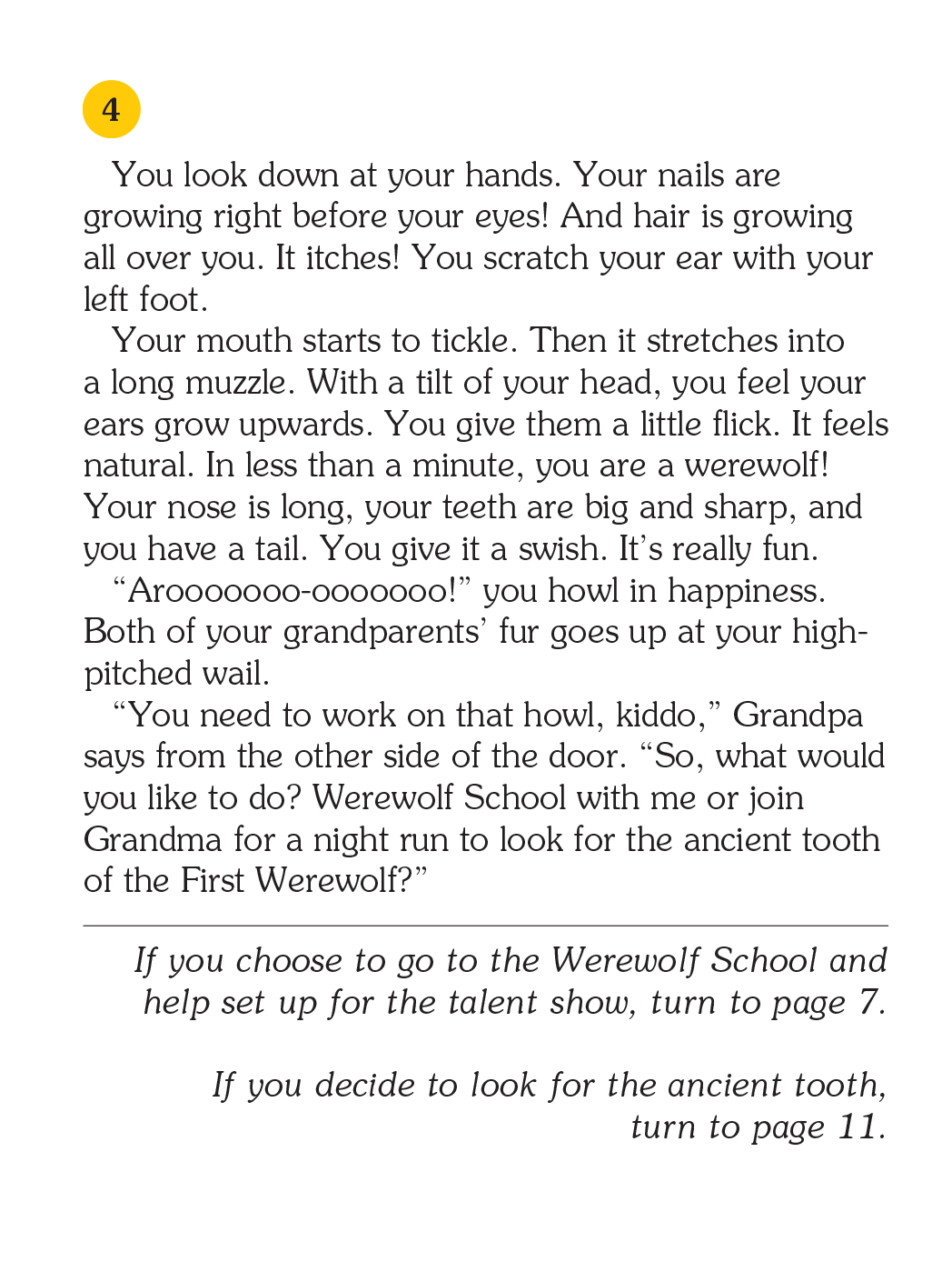 Your Grandparents Are Werewolves, Children's Book
