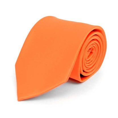 Poly Solid Satin Tie