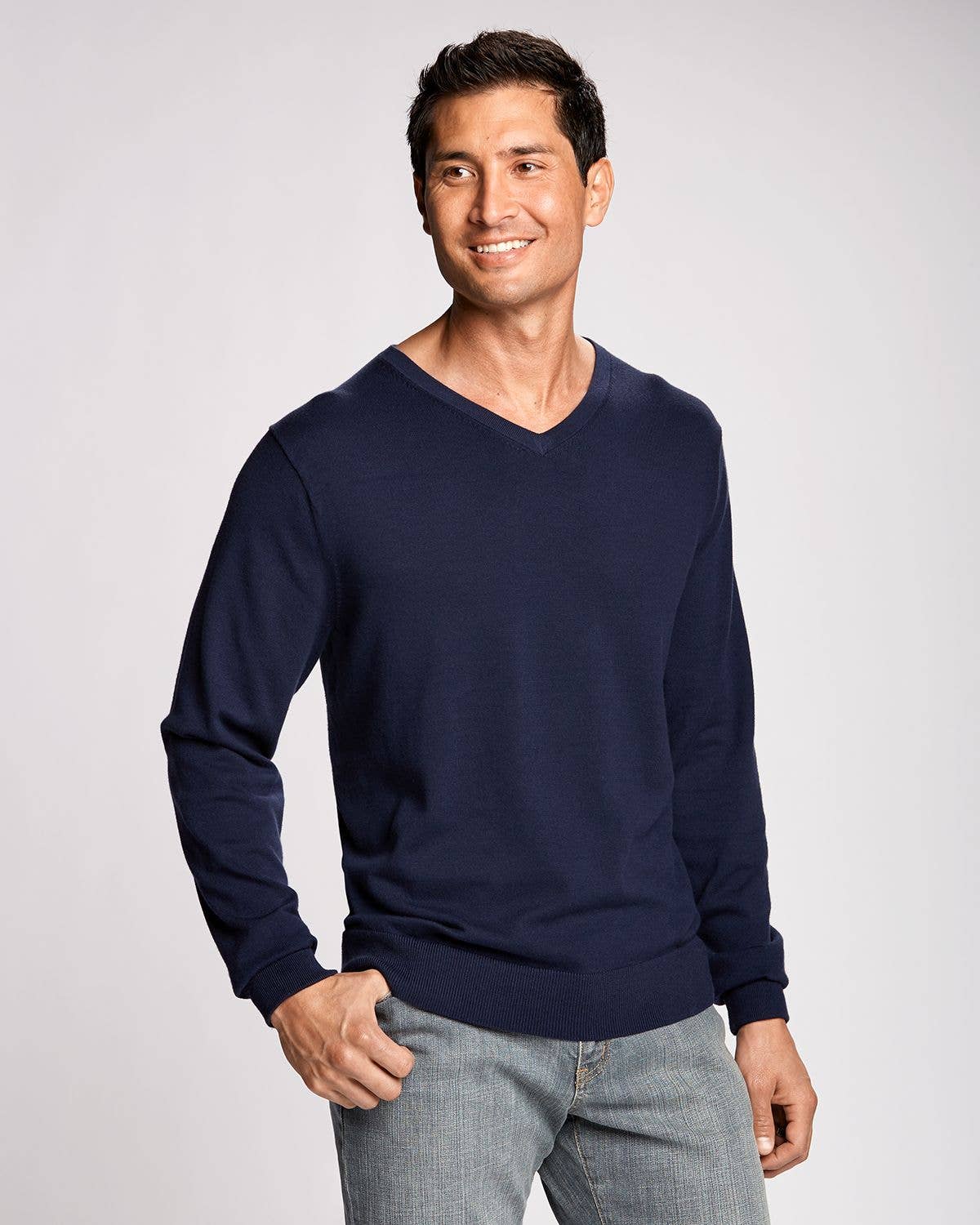 Cutter & Buck Lakemont Tri-Blend V-Neck B&T Pullover Sweater