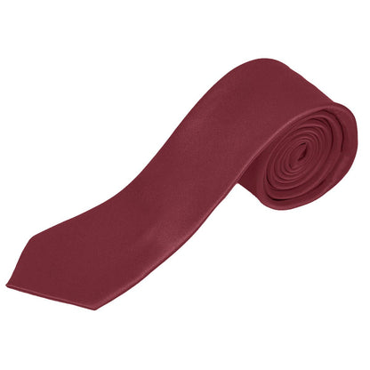 [Promotion] Poly Satin Solid 2.5" Slim Tie