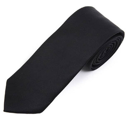 Poly Satin Solid 2.75" Slim Tie