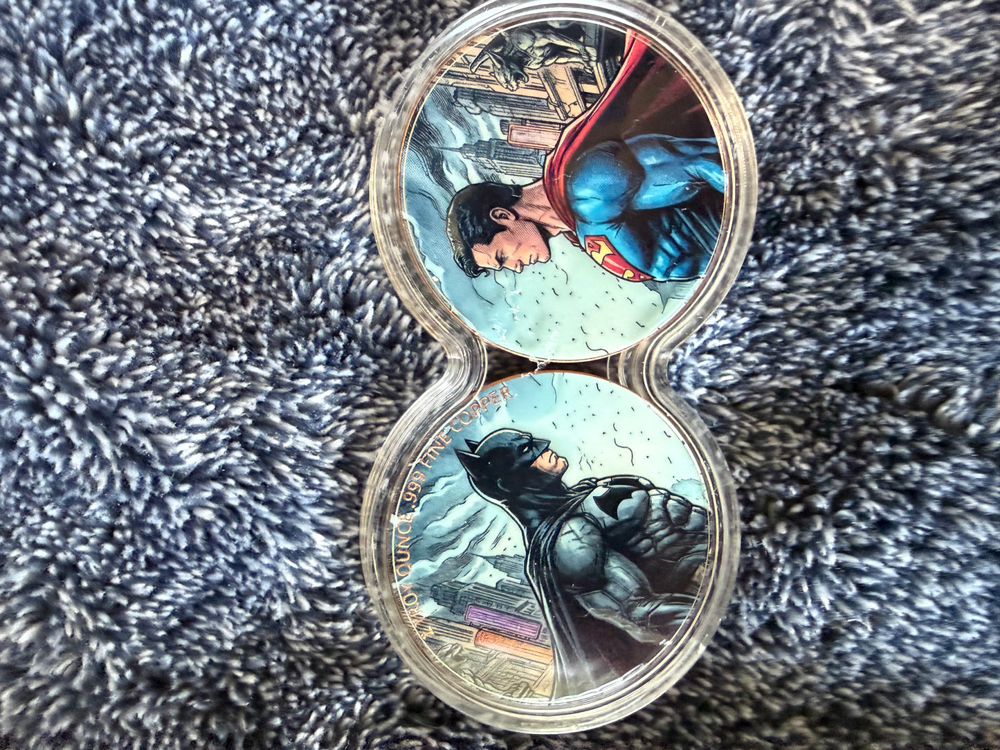 Batman/Superman copper rounds