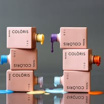 Pink Gel Polish Bottles