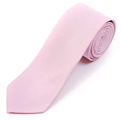 Poly Satin Solid 2.75" Slim Tie