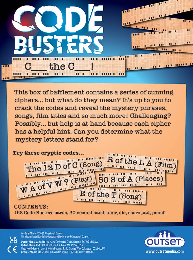 Code Busters Board Game