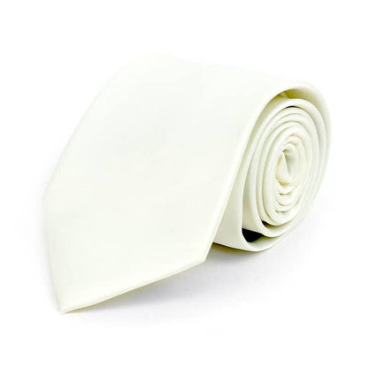 Poly Solid Satin Tie