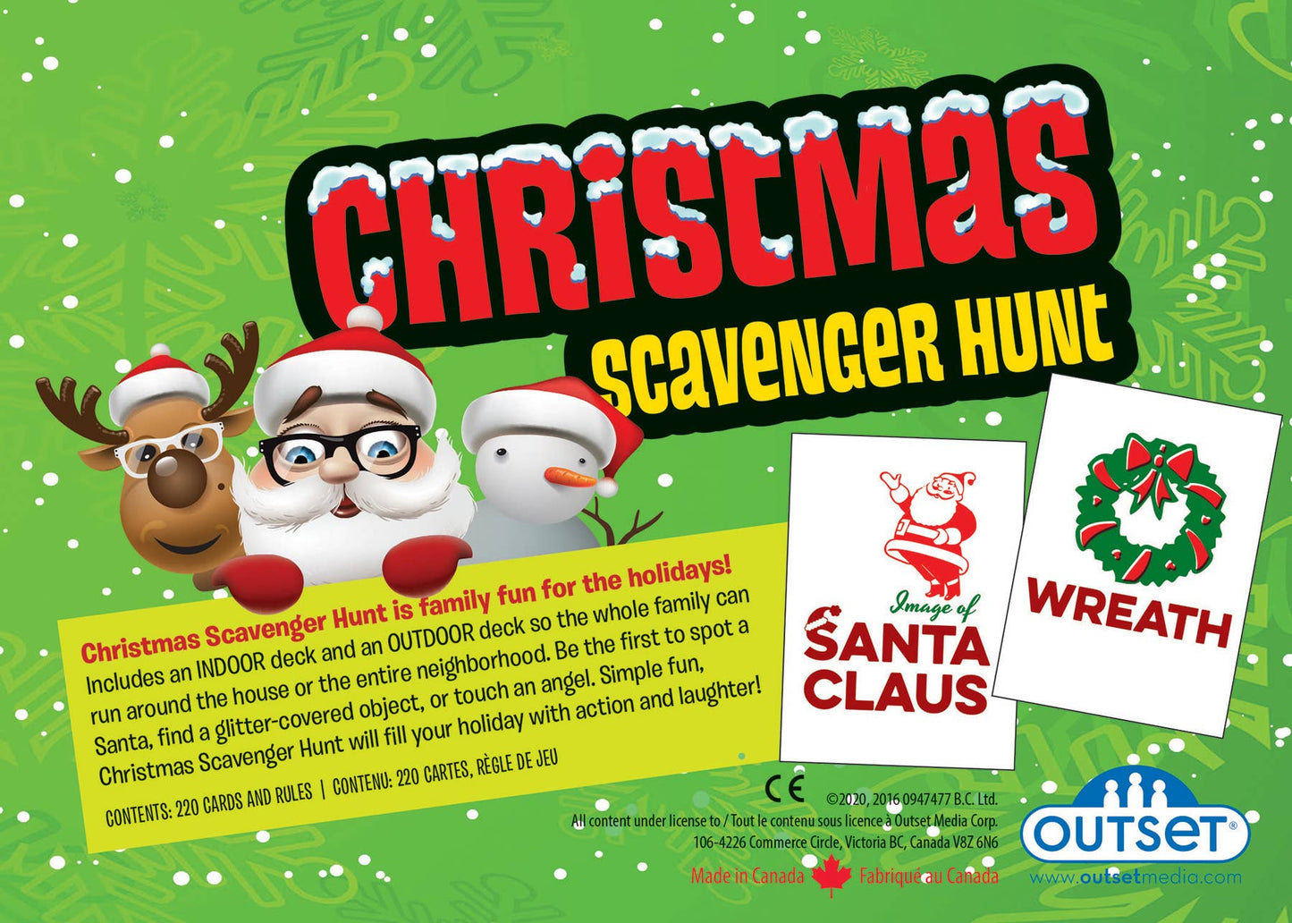 Christmas Scavenger Hunt Game