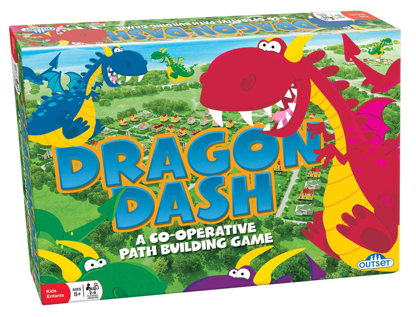 Dragon Dash™ (Board Game): Knights vs. Dragons Adventure