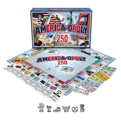 America-Opoly - 250th Anniversary Edition Board Game