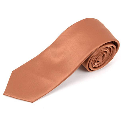 Poly Satin Solid 2.75" Slim Tie