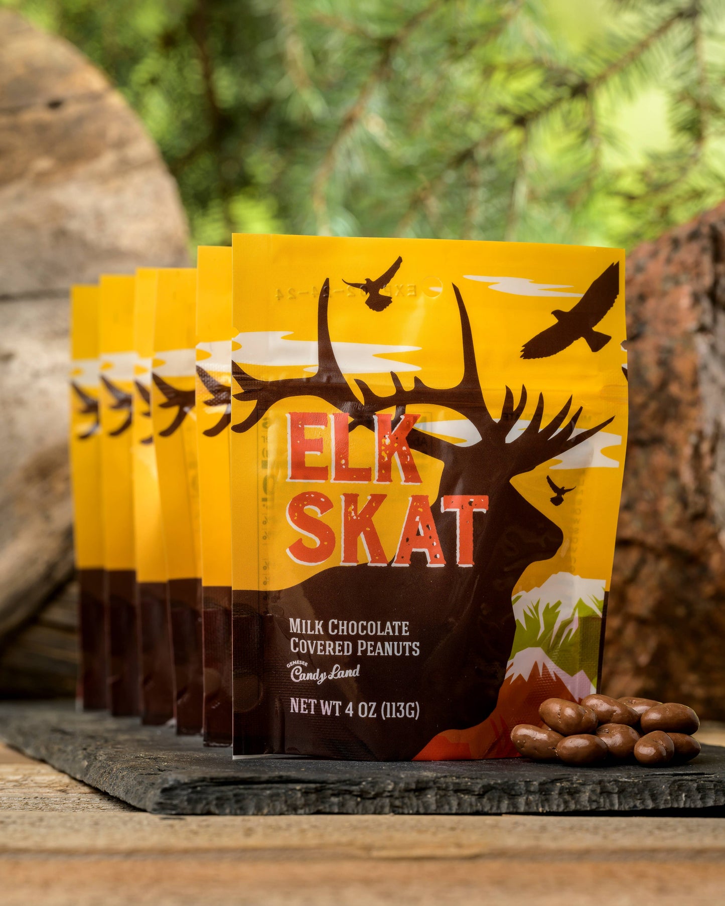 Elk Skat (chocolate covered peanuts)