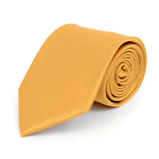 Poly Solid Satin Tie