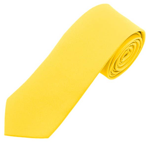 Poly Satin Solid 2.75" Slim Tie