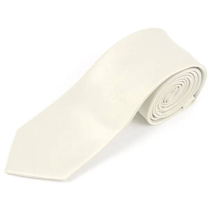 Poly Satin Solid 2.75" Slim Tie