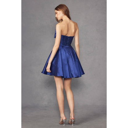 STRAPLESS BABYDOLL SHORT