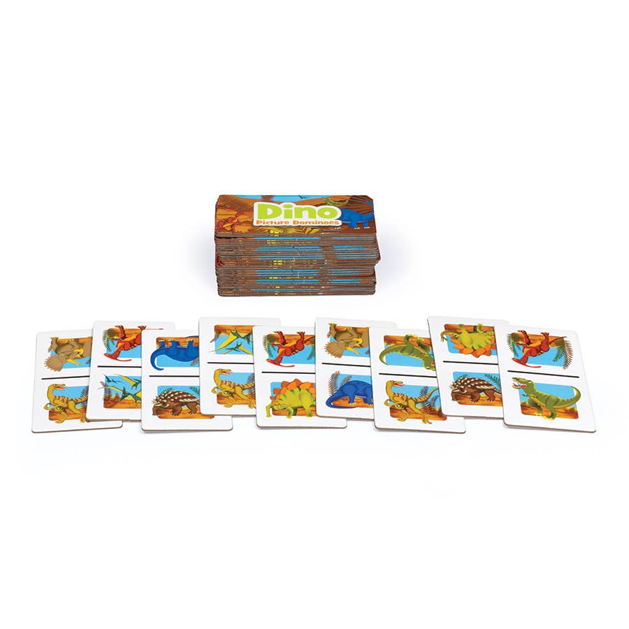 Picture Dominoes: Dino Game for Ages 3+