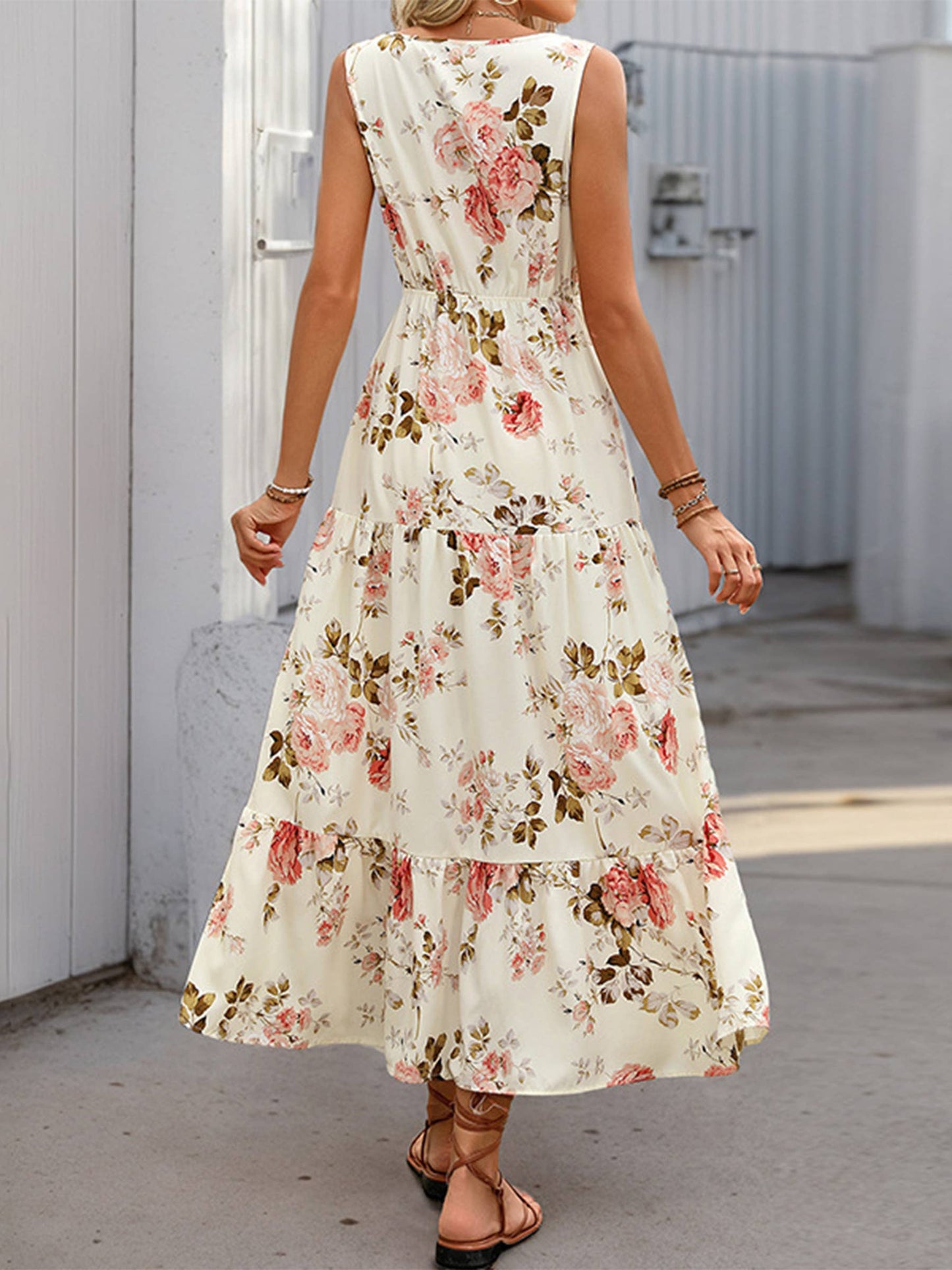 Printed Sleeveless Dress