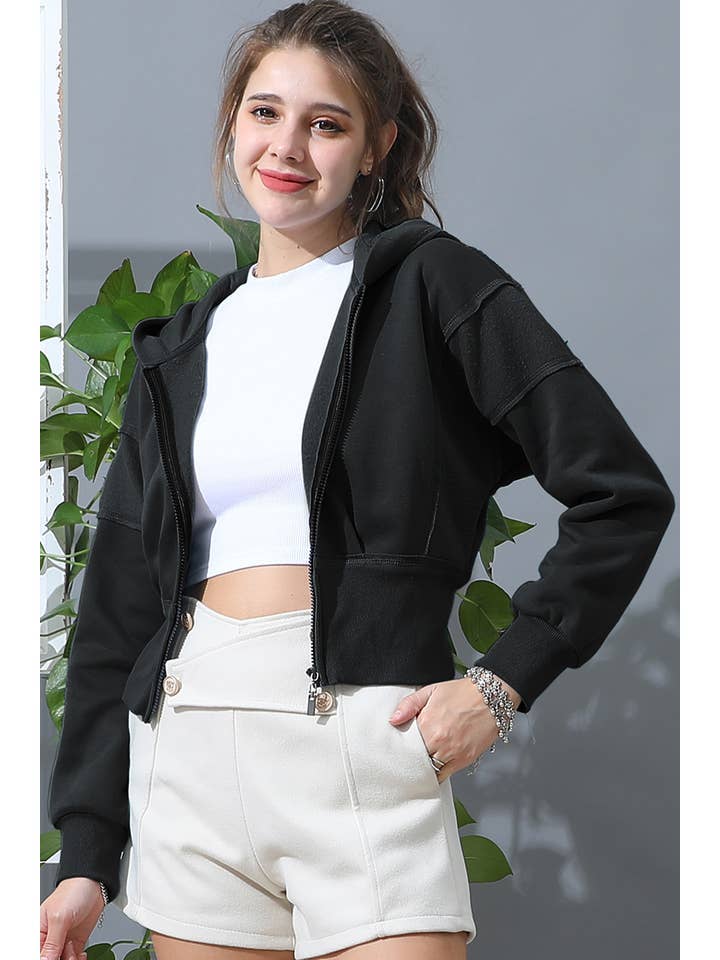 CROP HOODIE