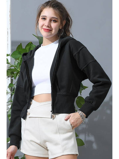 CROP HOODIE