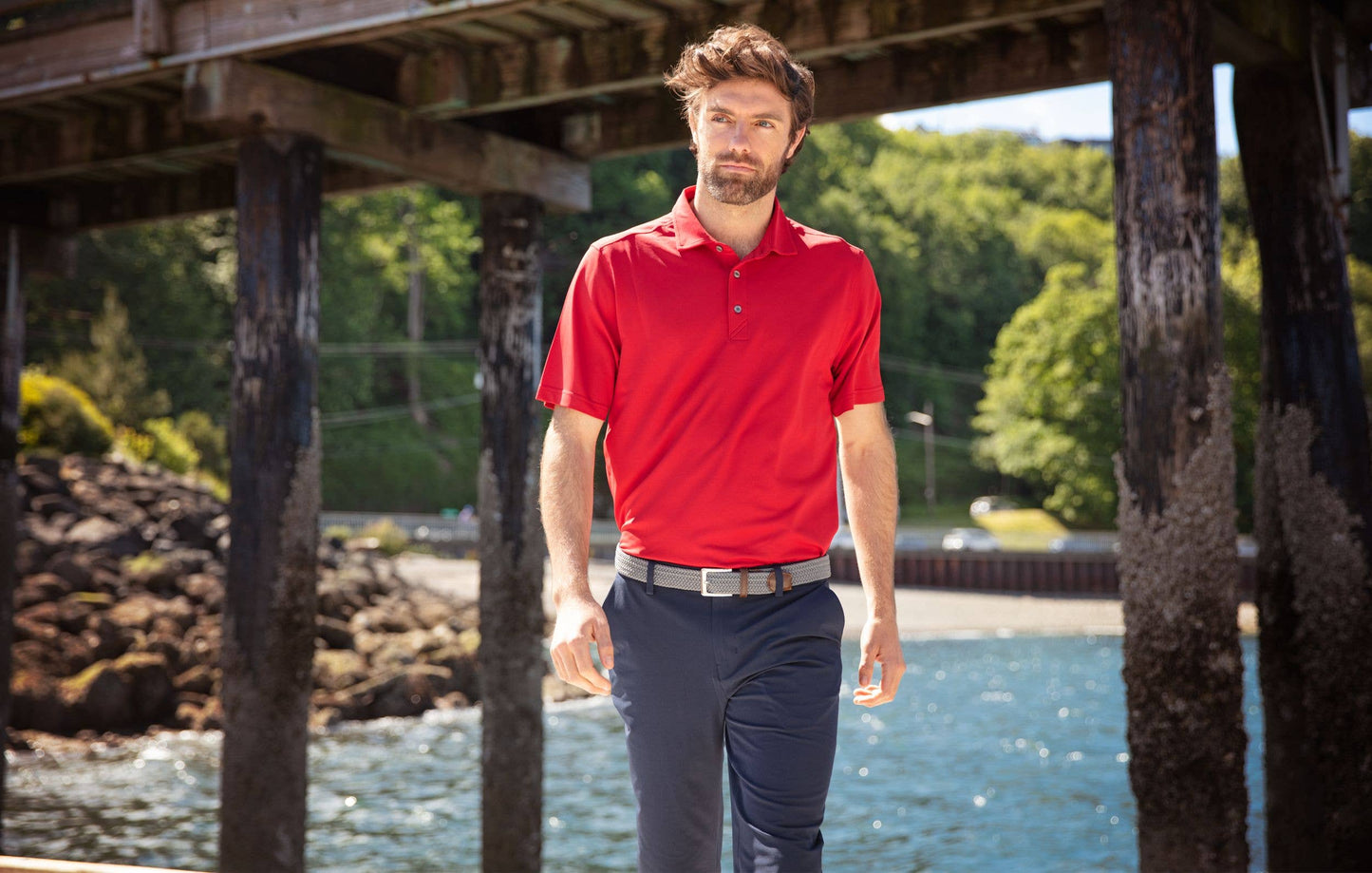Cutter & Buck Virtue Eco Pique Recycled Big & Tall Polo
