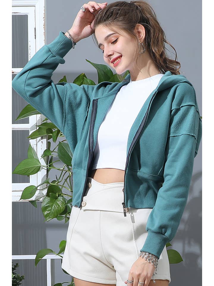 CROP HOODIE
