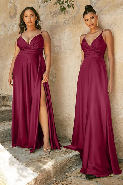 Satin A-Line Sweetheart