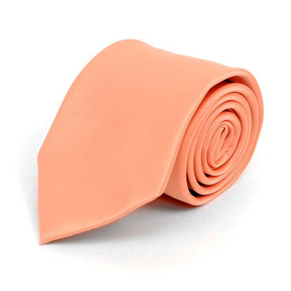 Poly Solid Satin Tie