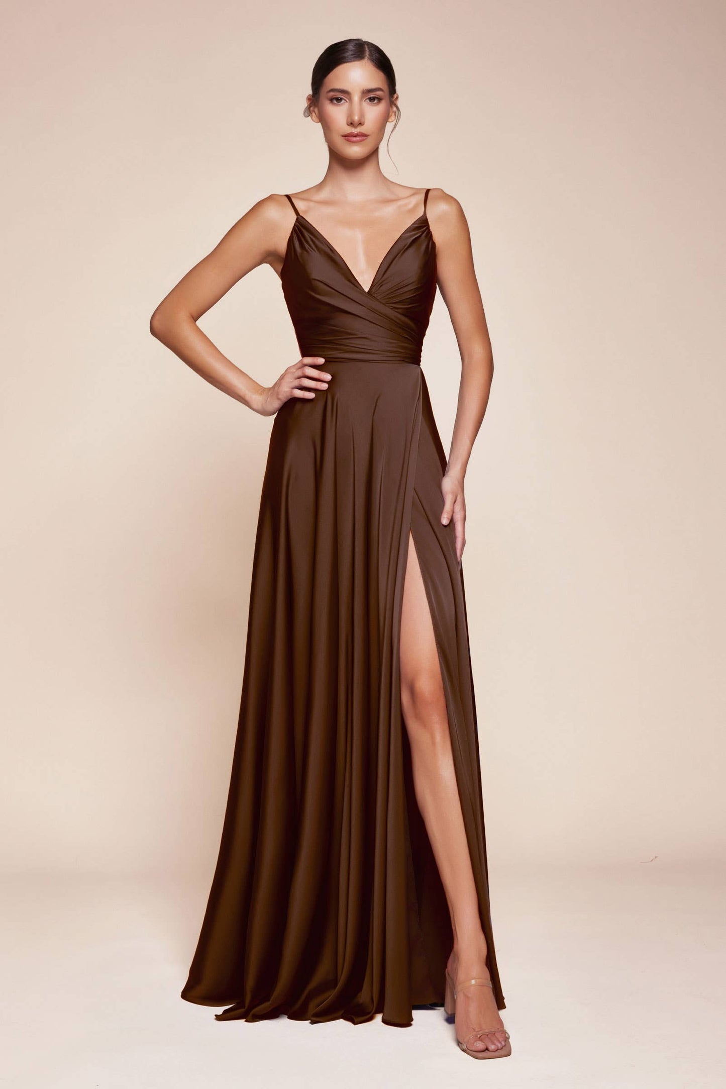Satin A-Line Sweetheart