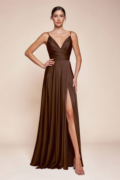 Satin A-Line Sweetheart