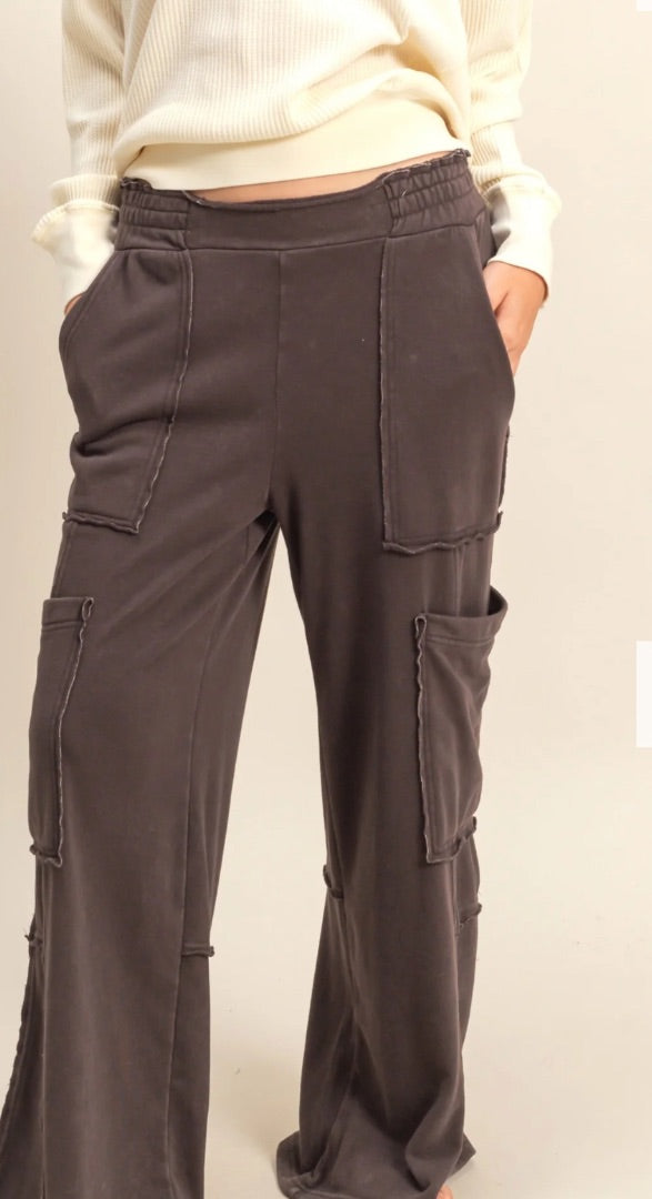 Brown Hyfve Sweatpants, Small