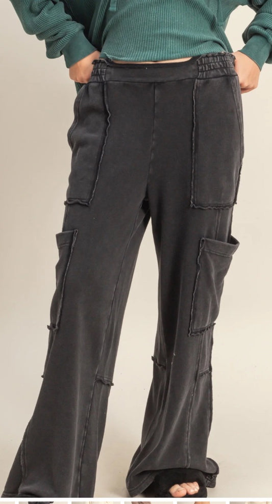 Washed black Hyfve Sweatpants