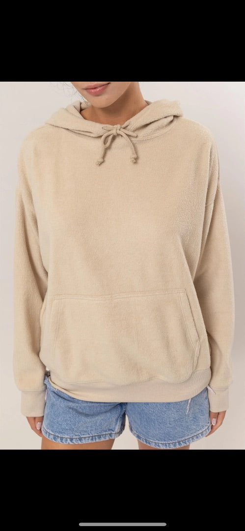 Cream Hyfve Oversized sweatshirt, Medium