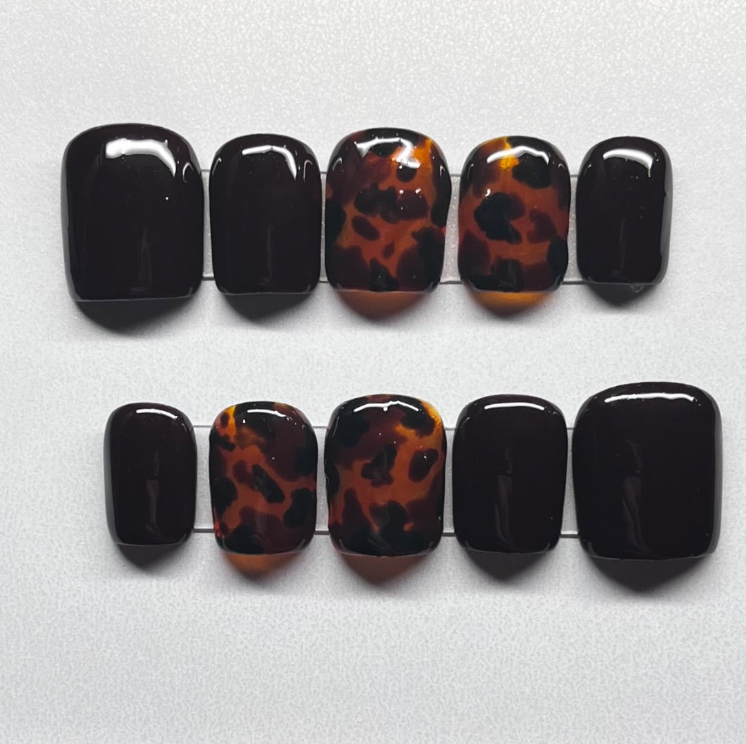 Dark Brown & Tortoise , Medium