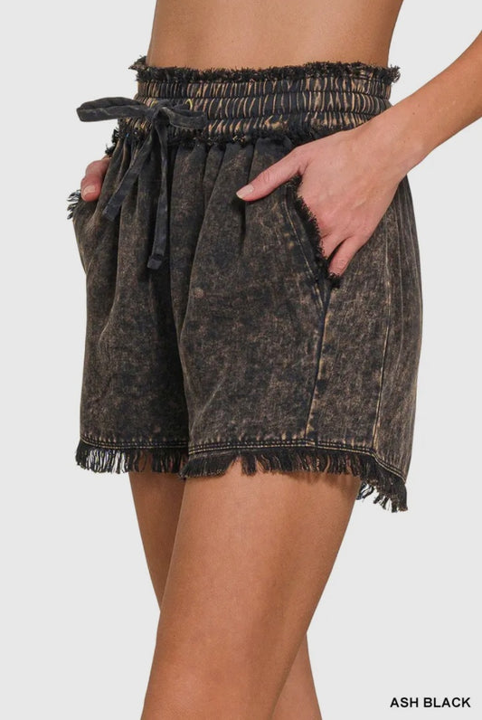 Ash black Zenana Bottoms, Medium