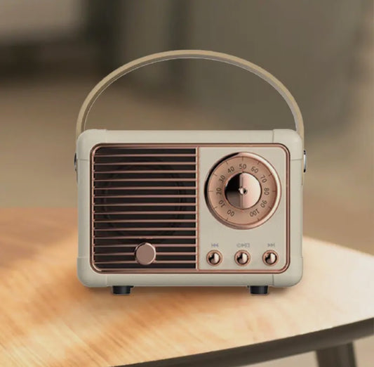 Cream Bluetooth speaker Accessory