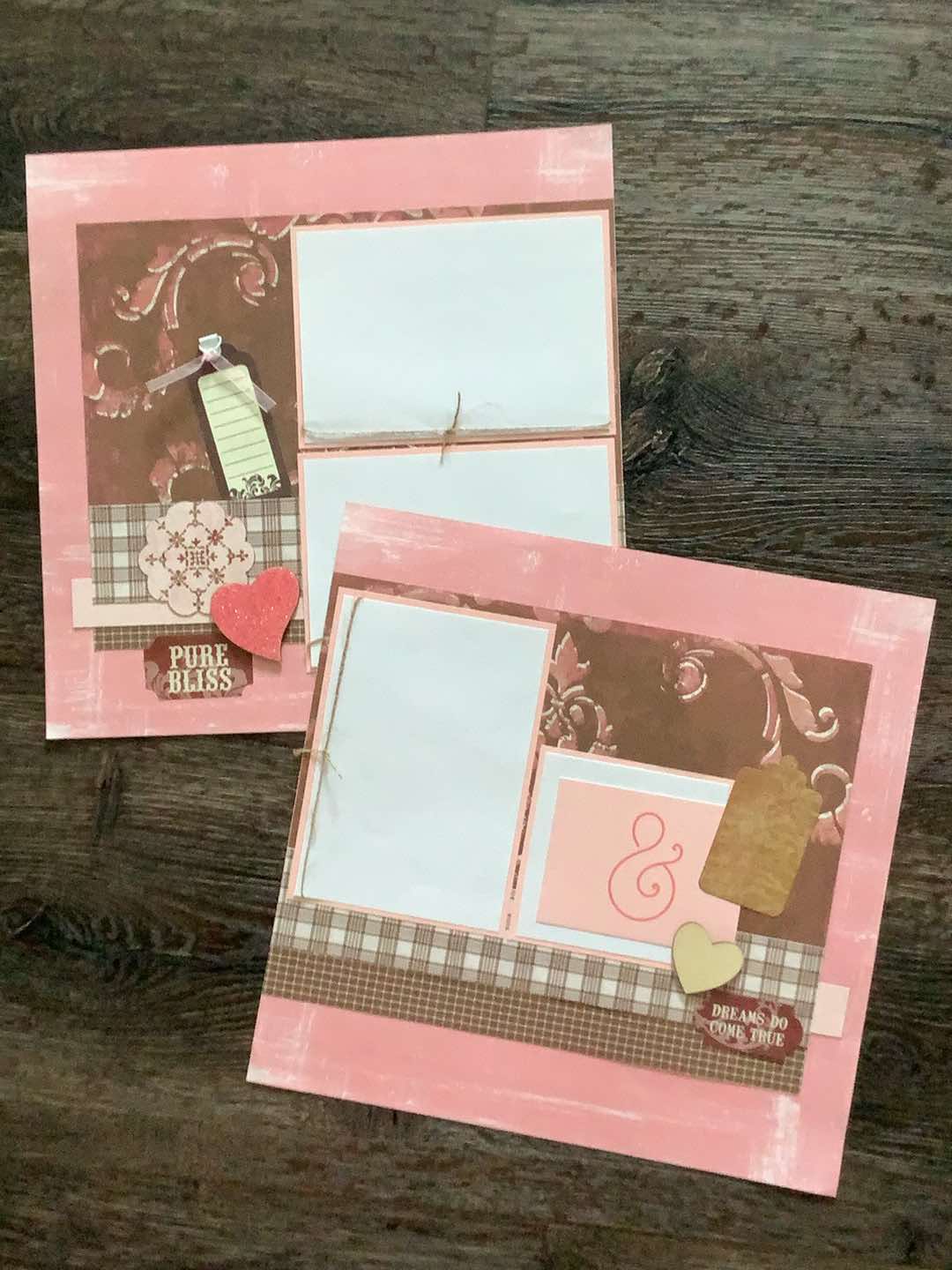Premade Scrapbook Pages