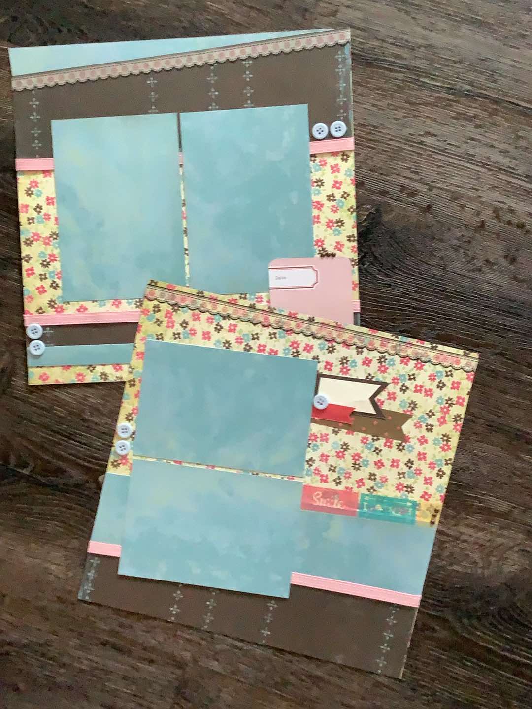 Premade Scrapbook Pages