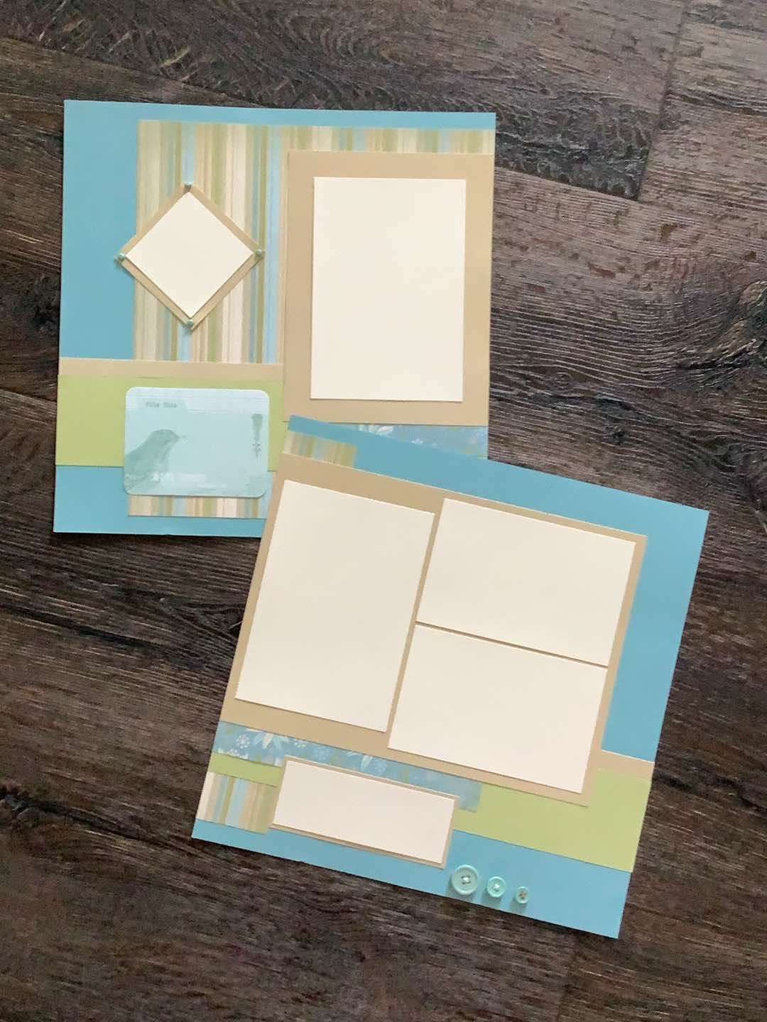 Premade Scrapbook Pages