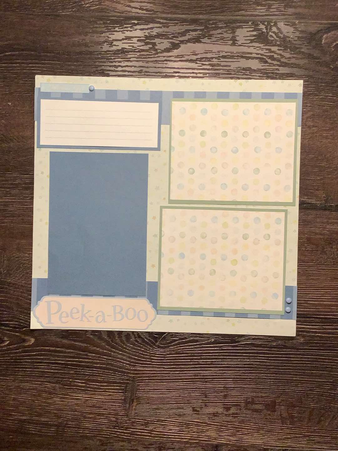 Premade Scrapbook Pages