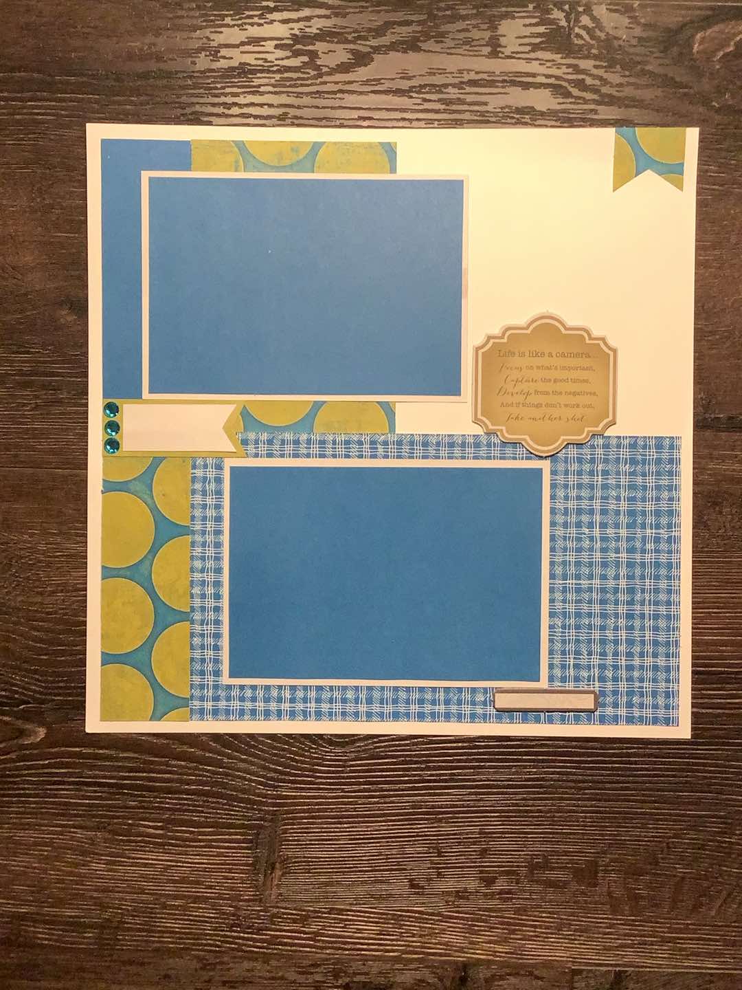 Premade Scrapbook Pages