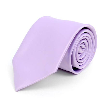 Poly Solid Satin Tie
