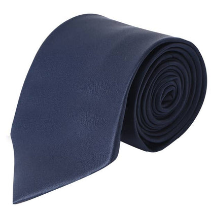 Poly Solid Satin Tie