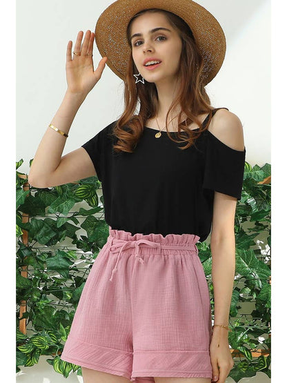 HIGH WAIST VINTAGE W/RAW CUT