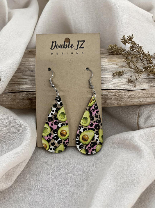 Avocado Acrylic Earrings