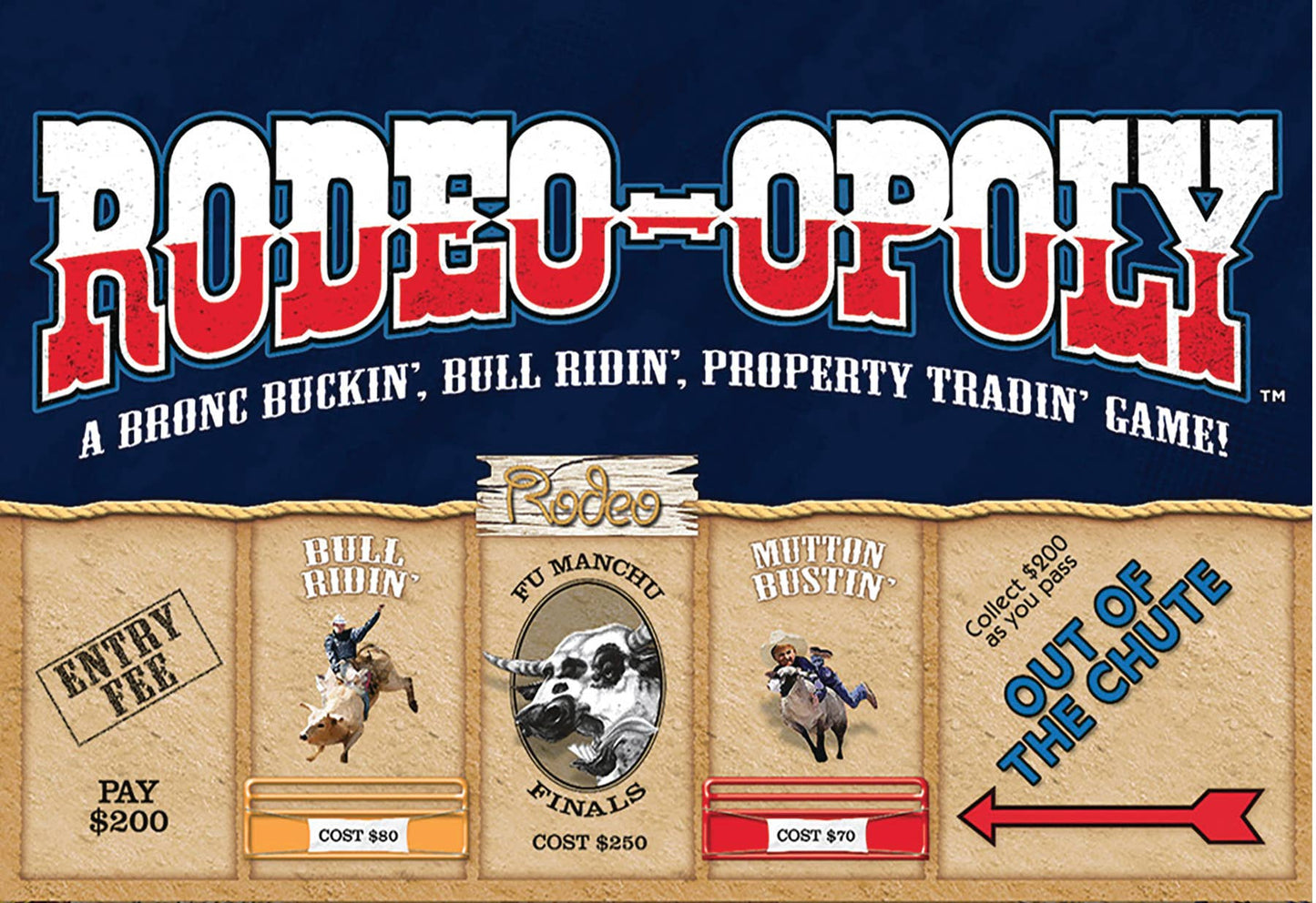 Rodeo-Opoly Board Game